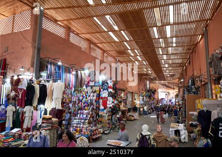 souk Semmarine in der Medina von marrakesch, marokko Stockfoto