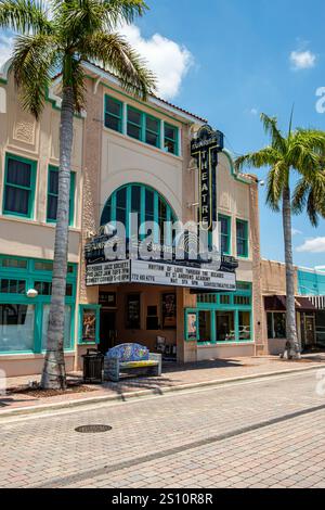 Sunrise Theatre, S 2nd Street, Fort Pierce, Florida Stockfoto