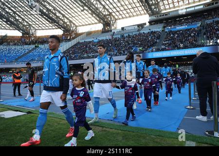 Neapel, Italien. Dezember 2024. Während des Fußballspiels der Serie A zwischen Neapel und Venezia im Diego Armando Maradona Stadium in Neapel, süditalien - Sonntag, 29. Dezember 2024. Sport - Fußball . (Foto: Alessandro Garofalo/LaPresse) Credit: LaPresse/Alamy Live News Stockfoto