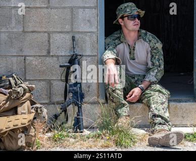 EODMU-8 Expeditionary Warfare Field Training Übung 3.-5. Juni 2024 (8487109). Stockfoto