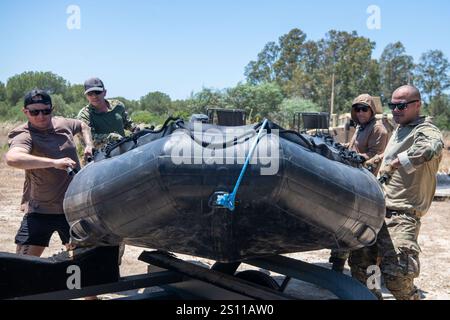 EODMU-8 Expeditionary Warfare Field Training Übung 3.-5. Juni 2024 (8487106). Stockfoto