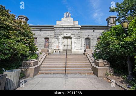 South Gate House (1864) in Central Park, Manhattan, New York City, USA Stockfoto