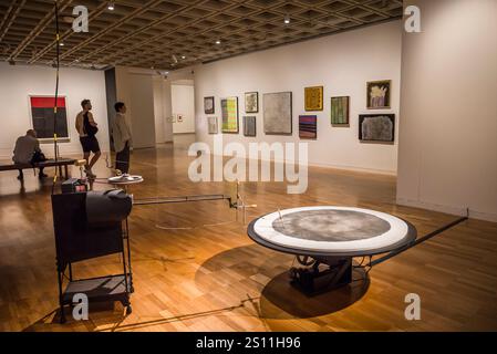 Zeitgenössische Kunst, Kunstgalerie von New South Wales - das alte Gebäude, Sydney, NSW, Australien Stockfoto