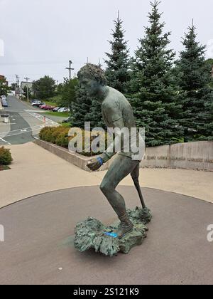 Terry Fox Statue in St. John's, Neufundland & Labrador, Kanada Stockfoto