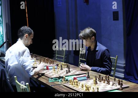 New York, USA. Dezember 2024 30. FIDE Chess Rapid & Blitz Championship in New York. Quelle: Seshadri SUKUMAR/Alamy Live News Stockfoto