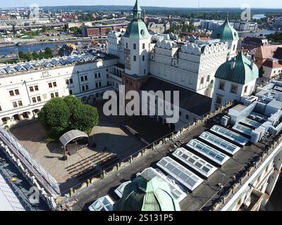 Das Schloss der Pommerschen Herzöge in Stettin Stockfoto