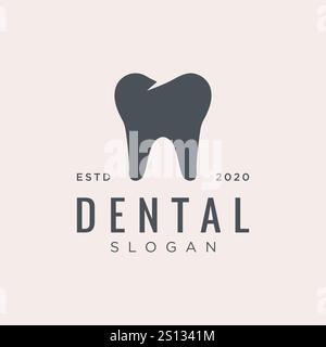 Dentalpflege-Logo-Design-Vektor Stock Vektor