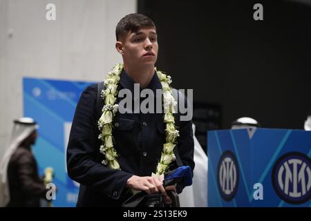 Riad, Saudi-Arabien. Dezember 2024 30. Spieler von Inter kommen am King Khalid International Airport während des EA Sports FC Supercup 2024/2025 - Sport, Fußball - Riad, Saudi Arabien - Montag, 30. Dezember 2024 (Foto: Massimo Paolone/LaPresse) Credit: LaPresse/Alamy Live News Stockfoto