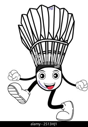 Badminton Federball Stock Vektor