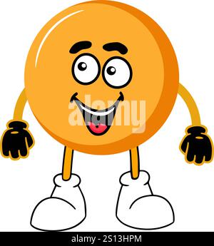 Sportball Illustration Tischtennis Ping Pong Stock Vektor