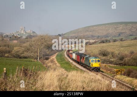 BR Klasse 33 Nr. 33111, Afflington, Dorset, England, Großbritannien Stockfoto