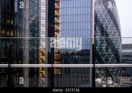 Moderne Architektur in der City of London, London, Großbritannien. Stockfoto