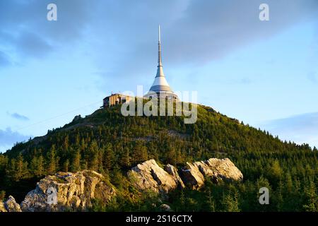 Jested Mountain. Stockfoto