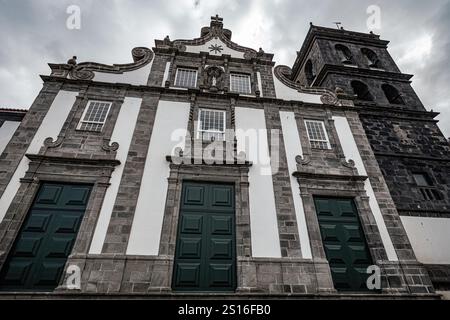 Kirche der Nossa Senhora da Estrela, Ribeira Grande, Sao Miguel, Azoren, Portugal Stockfoto