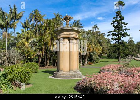 Choragic Monument of Lysicrates im Royal Botanical Garden of Sydney, Australien Stockfoto