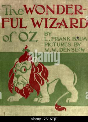 Buchcover von The Wonderful Wizard of Oz Stockfoto