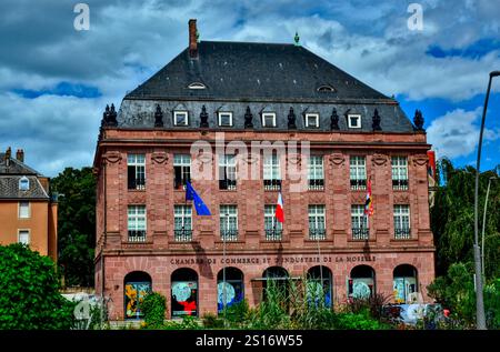 Metz, Frankreich - 7. August 2024 : Ansicht der Industrie- und Handelskammer (Chambre de Commerce et d'Industrie). Stockfoto