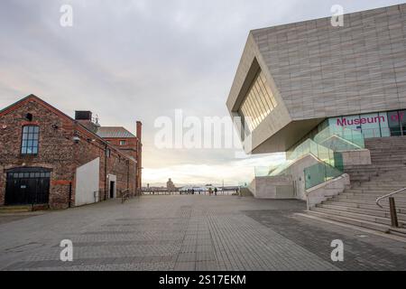 Pier Head Buildings und das Museum of Liverpool, am Pier Head, Liverpool, merseyside UK Stockfoto