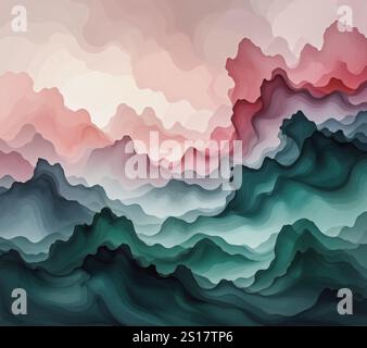 Kunstöl- und Acrylabstrich, Leinwandmalerei. Abstrakte Textur pastellfarbene Färbung Pinselstrich Textur Hintergrund. Stockfoto