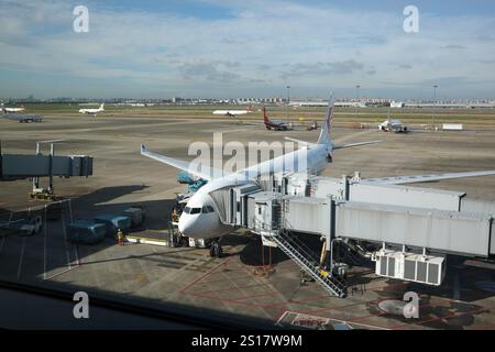 China Eastern Airlines am Flughafen Shanghai Pudong China Stockfoto
