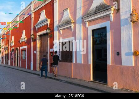 Charmante Stadt Valladolid, Yucatan Mexiko Stockfoto
