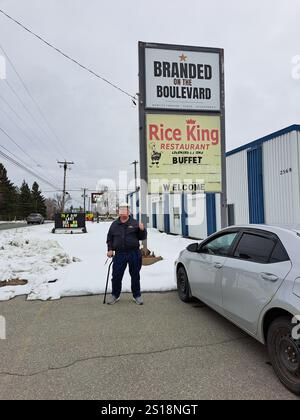 Rice King Restaurant Buffet am King George Highway in Miramichi, New Brunswick, Kanada Stockfoto