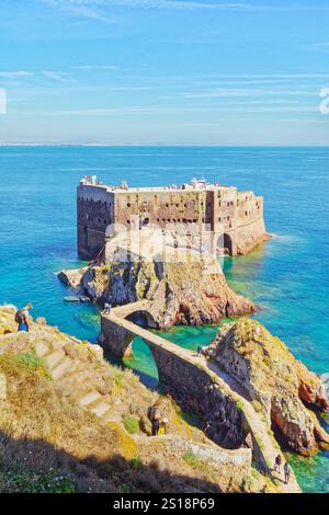 São João Baptista's Fort, Berlenga Grande Island, Portugal Stockfoto