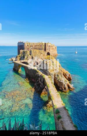 São João Baptista's Fort, Berlenga Grande Island, Portugal Stockfoto