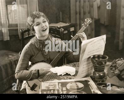 Ein Film aus dem Film „Show Boat“ aus dem Jahr 1929 mit Laura La Plante, einem US-amerikanischen Film von Harry A. Pollard und Arch Heath. Archive American Movie Photography, 1929 Stockfoto