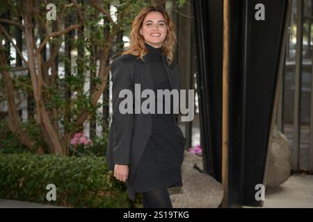 Rom, Italien. Dezember 2024. Giusy Buscemi nimmt an dem Fotoruf der Rai tv-Serie „Leopardi“ im Rai Viale Mazzini Teil. (Foto: Mario Cartelli/SOPA Images/SIPA USA) Credit: SIPA USA/Alamy Live News Stockfoto