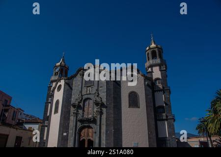 Die Kirche 'Nuestra Señora de la Concepción' in La Orotava Stockfoto