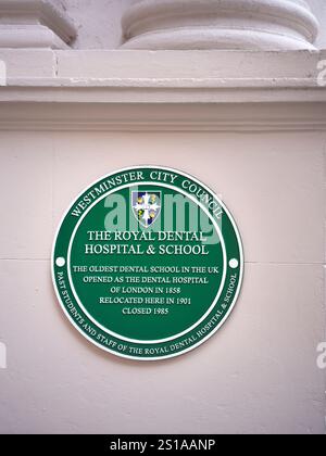 Royal Dental Hospital & School, heute Radisson Blue Edwardian Hampshire Hotel, Leicester Square, London, England. Stockfoto