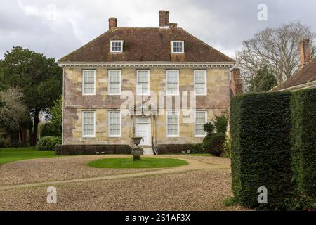 Arundells, das Haus des ehemaligen Premierministers Sir Edward Heath. Ein denkmalgeschütztes Haus in Cathedral Close, Salisbury, Wiltshire, England, Großbritannien Stockfoto