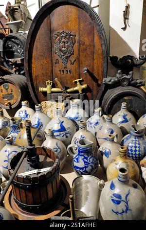 Frankreich, Bas Rhin, Gertwiller, Lips Lebkuchenfabrik, Lebkuchenmuseum und elsässische Volkskunst Stockfoto