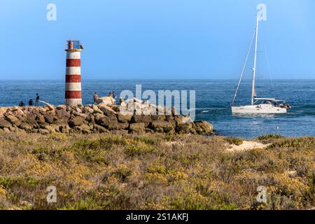 Portugal, Algarve, Naturpark Ria Formosa, Faro, Insel Barreta oder Deserta (Ilha da Barretta oder Deserta) Stockfoto