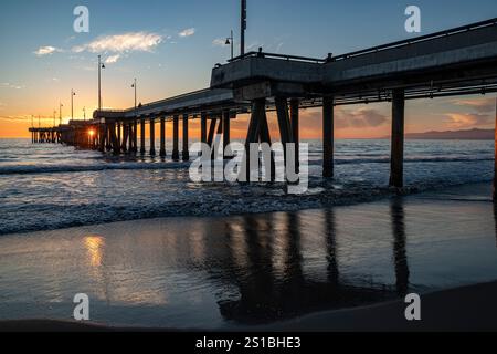 Venice Pier, Los Angeles, Kalifornien Stockfoto
