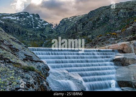 Laguna del Duque. Sierra de Bejar. Regionalpark Sierra de Gredos. Solana de Avila. Provinz Avila. Castilla y Leon. Spanien. Stockfoto