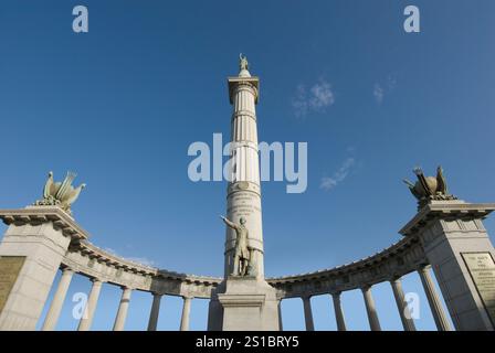 Präsident der Konföderation, Jefferson Davis - Monument enthüllt am 3. Juni. 1907 an der Monument Avenue, seit 2020 entfernt Stockfoto