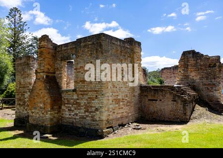 Paupers Complex an der historischen Stätte Port Arthur und ehemalige Strafkolonie, heute Freiluftmuseum, Tasmanien, Australien, 2024 Stockfoto