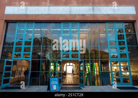 Stephen Birch Aquarium Museum Eingang Glasfassade Gebäude, University of California San Diego Scripps Oceanography Institute Stockfoto