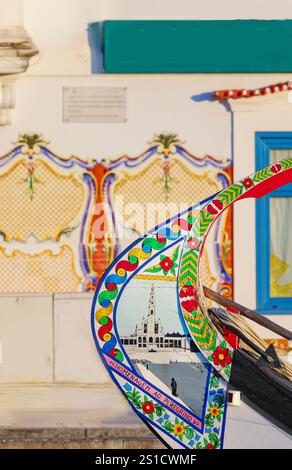 Moliceiro-Boot, Aveiro, Portugal Stockfoto