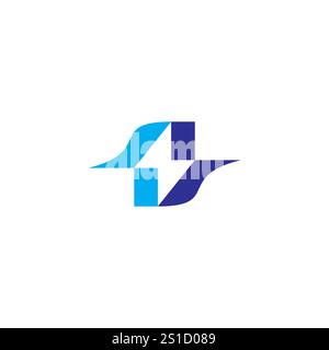 Letter S Thunder Logo. Symbol für Elektrizität. Stock Vektor