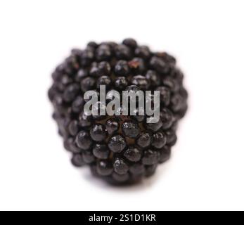 Schwarze jujube farbene Kugeln auf weißem Hintergrund Stockfoto