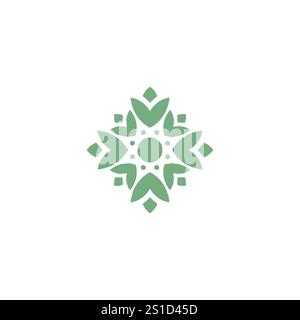 Organic Leaves Logo Vektor. Natursymbol Stock Vektor