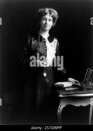 Emmeline Pankhurst. Um 1913. Stockfoto