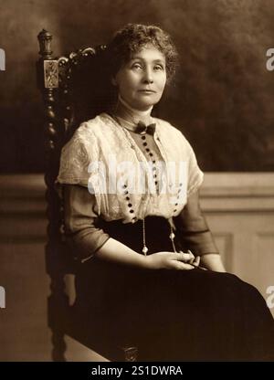 Emmeline Pankhurst. November 1913. Stockfoto