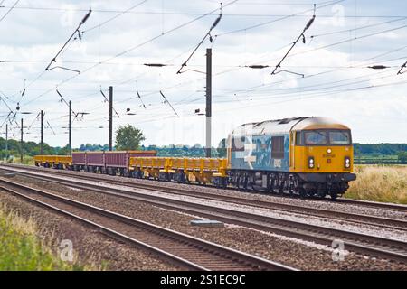 Class 69002 Bob Tillier cm und EE on Engineers Train at Shipton by Beningbrough, North Yorkshire, England, 23. Juli 2024 Stockfoto