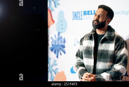 LONDON, ENGLAND – 07. DEZEMBER: Craig David nimmt am 7. Dezember 2024 am Jingle Bell Ball 2024 in der O2 Arena in London Teil. (Foto von Stockfoto