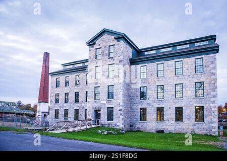 Seneca Falls, NY USA - 9. November 2017: Außenansicht der National Women's Hall of Fame in Seneca Falls, New York. Stockfoto