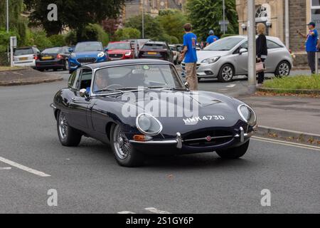 Jaguar E-Type Stockfoto